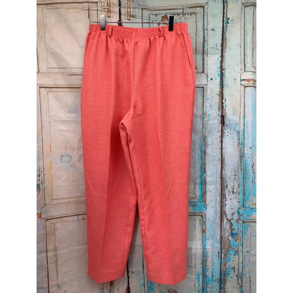 Alfred Dunner Womans Orange Pants Size 12 - Picture 1 of 5